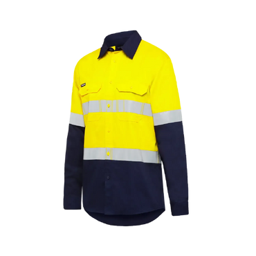KingGee Men's Vented Spliced Drill Taped Shirt K54025