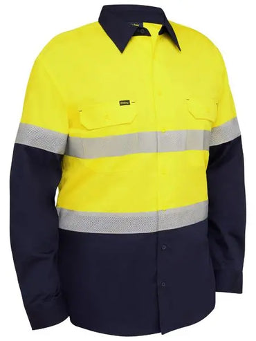 Bisley Workwear Long Sleeve Taped Ripstop Vented Shirt BS6495T Metro Workwear