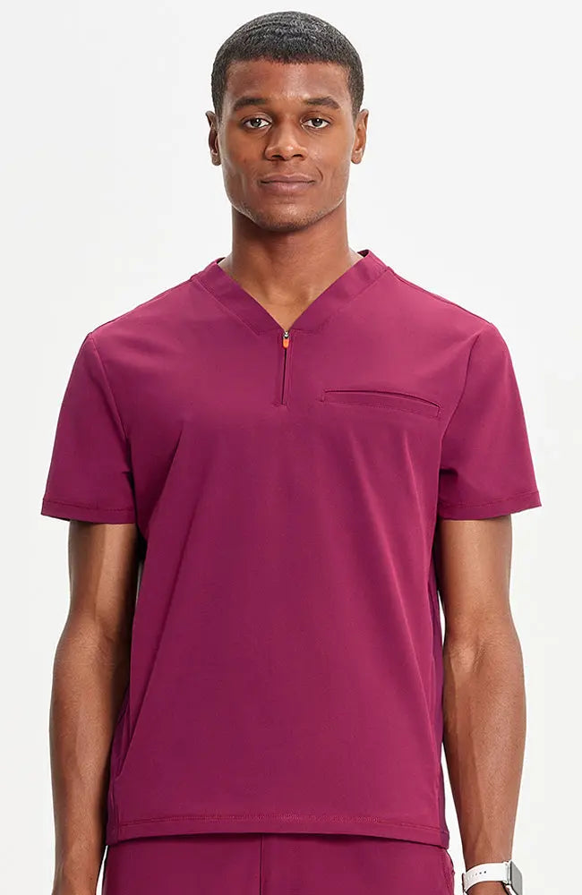 Cherokee Infinity Men's Zip Up Scrub Top IN702A  Simply Scrubs Australia