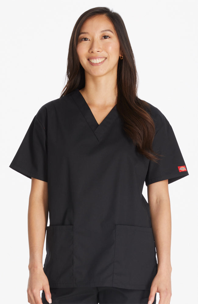 Dickies EDS Signature Women's V-Neck Scrub Top 86706 Metro Workwear.