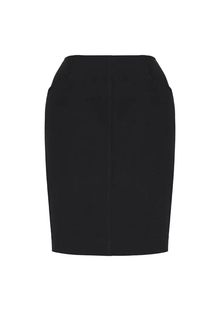 Biz Corporates Womens Bandless Pencil Skirt 20717 Metro Workwear.