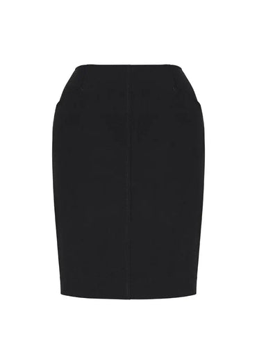 Biz Corporates Womens Bandless Pencil Skirt 20717 Metro Workwear.