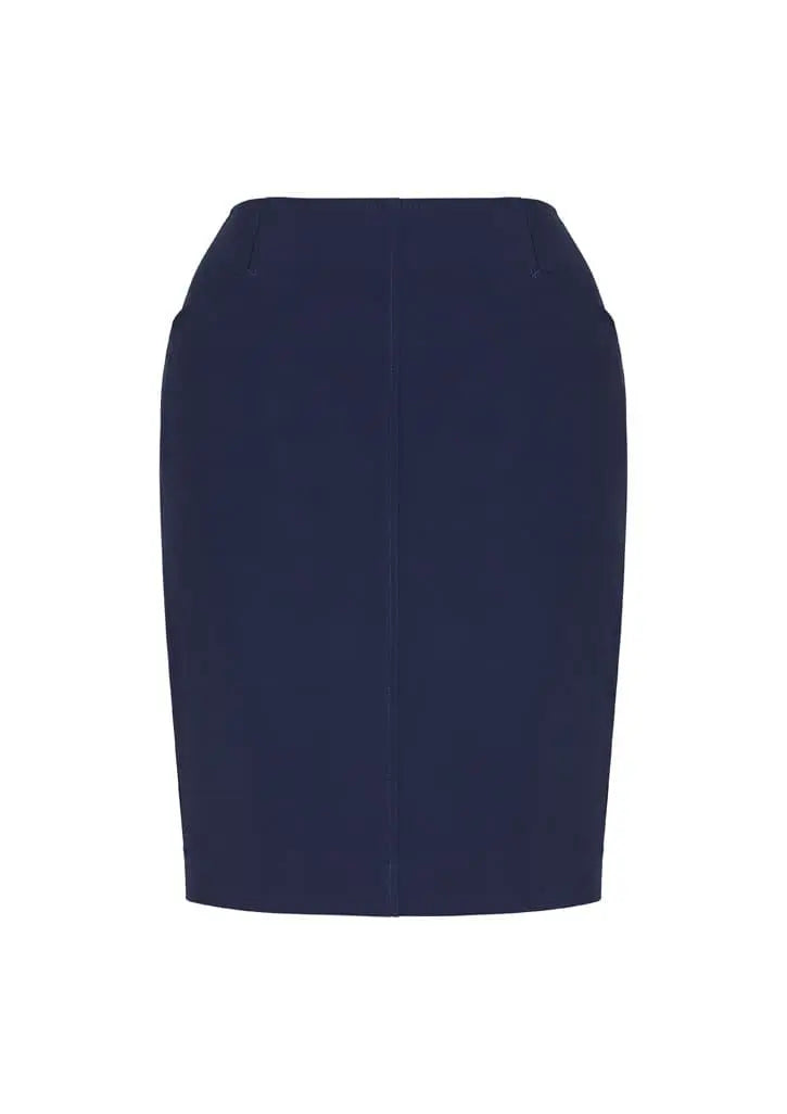 Biz Corporates Womens Bandless Pencil Skirt 20717 Metro Workwear.