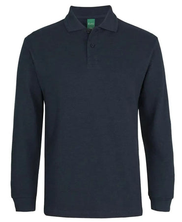 Jb's Popcorn Cotton Long Sleeve Polo Shirt 2PCL