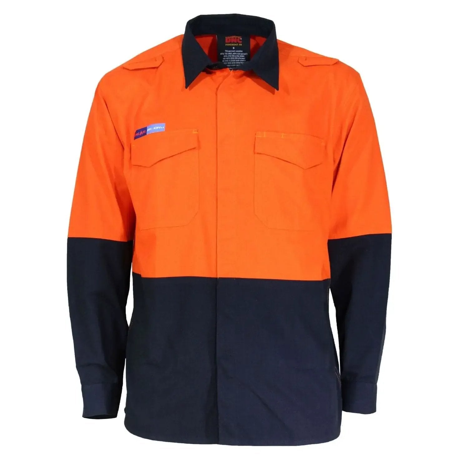 DNC Workwear Long Sleeve Flamearc Flame Retardant HRC1/PPE 1 FR Shirt 3441