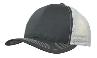 Headwear Mesh Back Breathable P/twill 3819 Caps X12 - 3819 Metro Workwear.