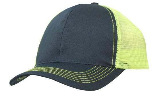 Headwear Mesh Back Breathable P/twill 3819 Caps X12 - 3819 Metro Workwear.