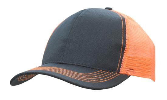 Headwear Mesh Back Breathable P/twill 3819 Caps X12 - 3819 Metro Workwear.