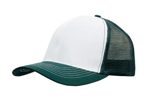 Headwear Mesh Back Breathable P/twill 3819 Caps X12 - 3819 Metro Workwear.