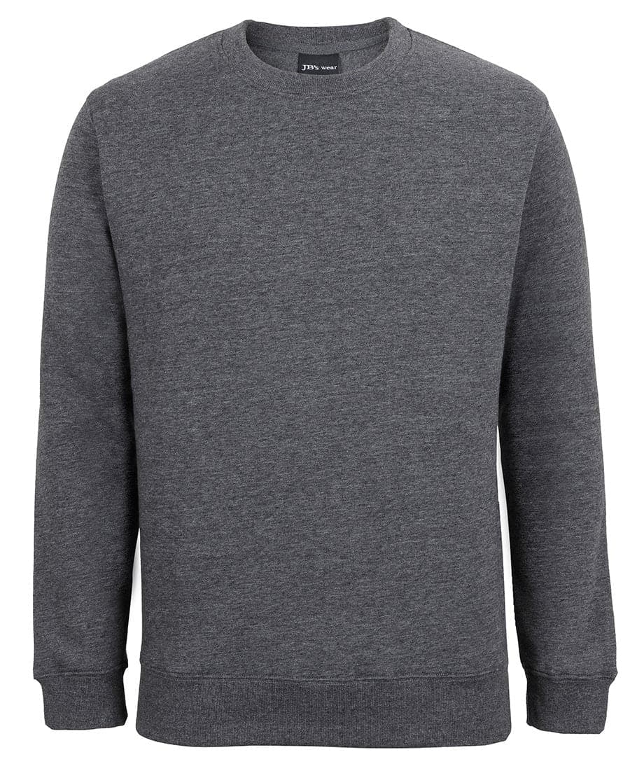 Jb's Fleecy Sweat 3FS in Charcoal Marle
