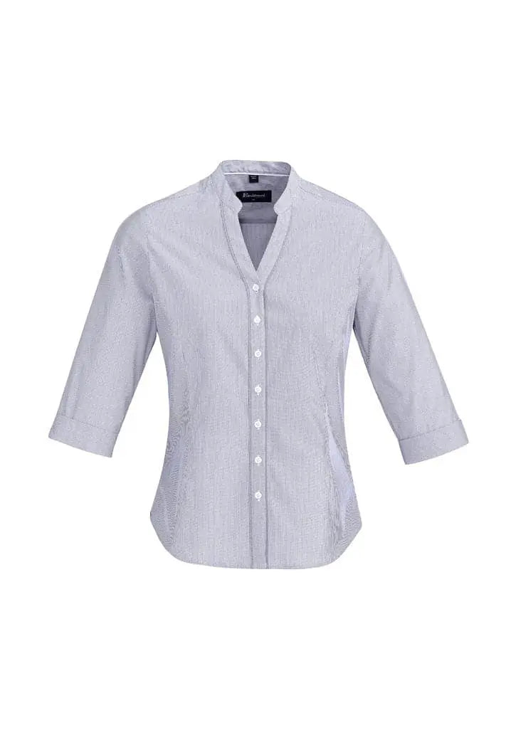 Biz Corporate Bordeaux Womens 3/4 Sleeve Shirt 40114