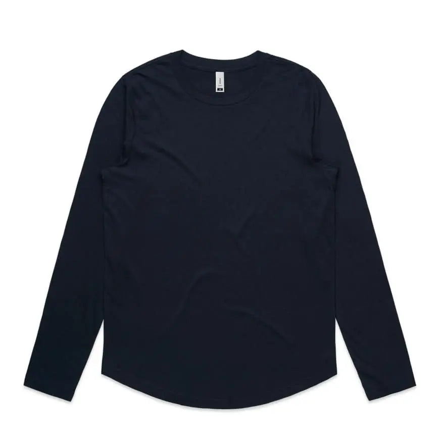 As Colour Women's Curve Logn Sleeve Tees 4055 Metro Workwear.
