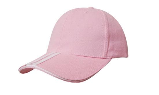 Headwear Bhc 2 Stripe Peak & Sandwich Cap X12 - 4074 Metro Workwear.