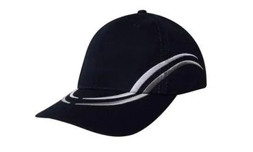 Headwear Emb Lines On Crown & Peak Cap X12 - 4075 Metro Workwear.