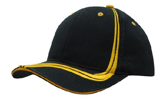 Headwear Cap With Sandwich & Emb Lines X12 - 4099 Metro Workwear.