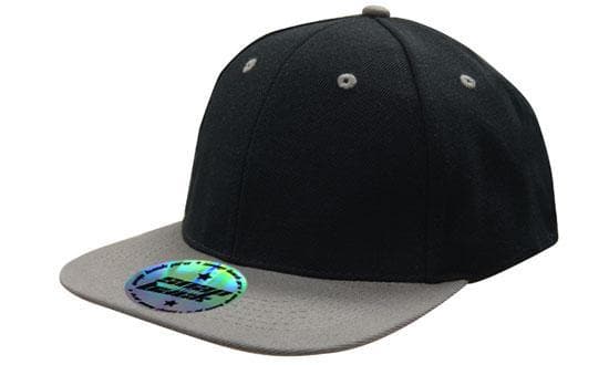 Headwear Two Tone Flat Peak Cap X12 - 4106 Metro Workwear.