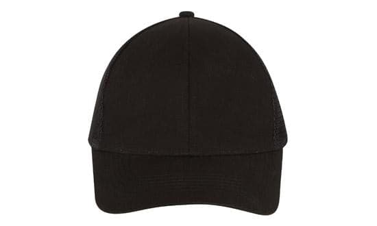Headwear Brushed Cotton With Mesh Back Cap X12 - 4181 Metro Workwear.