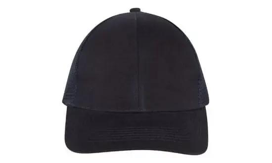Headwear Brushed Cotton With Mesh Back Cap X12 - 4181