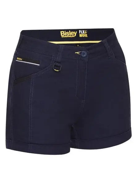 Bisley Women's Flx & Move™ Short Short BSHL1045 Metro Workwear.