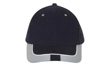 Headwear Bhc W/rlective Trim And Tab On Peak Cap X12 - 4214 Metro Workwear.