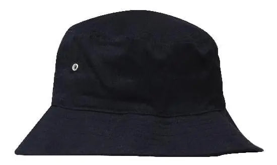 Headwear Bucket Hat With Sandwich Trim Brushed Heavy Sports Twill *no Sandwich* X12 Metro Workwear.