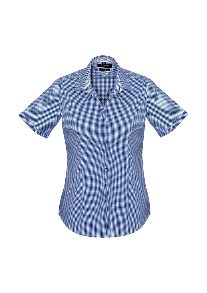 Biz Corporates Newport Womens Short Sleeve Shirt 42512 Metro Workwear.