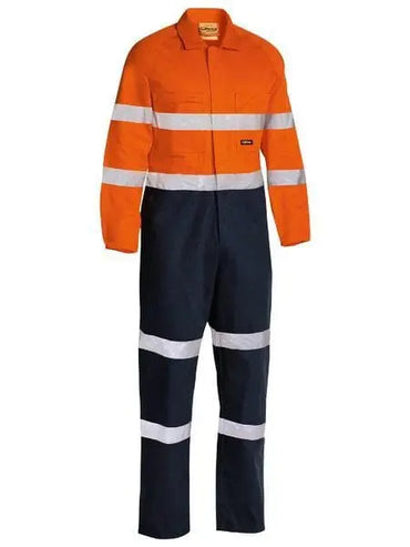Bisley Taped Hi Vis Drill Coverall BC6357T Metro Workwear.