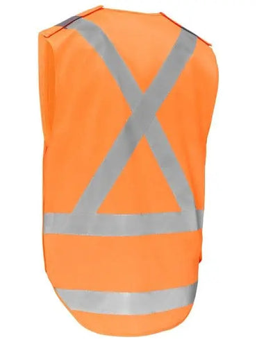 Bisley X-Taped Hi Vis Detachable Safety Vest BV0440XT Metro Workwear.