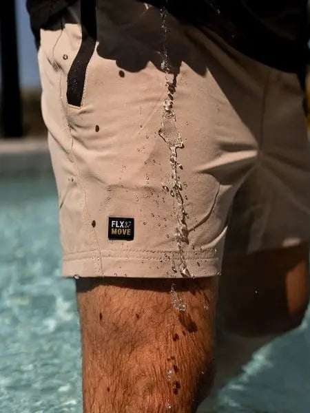 Bisley 4 Way Stretch Elastic Waist Shorts BSH1331 Metro Workwear.