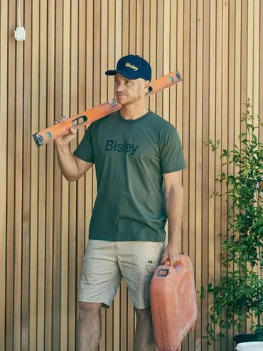 Bisley Cotton Logo Tee BKT064 Metro Workwear.