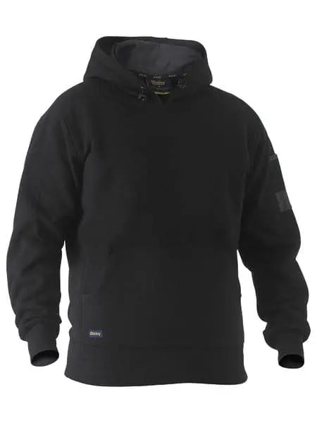 Bisley Workwear Work Fleece Hoodie BK6724 in Black