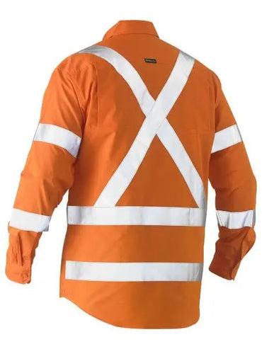 X Taped Hi Vis Recycled Drill Shirt BS6266XT Metro Workwear.
