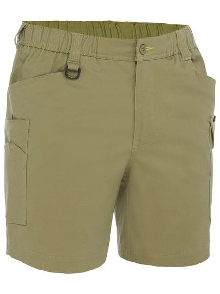 Bisley Stretch Cotton Elastic Waist Short BSHC1018 Metro Workwear.