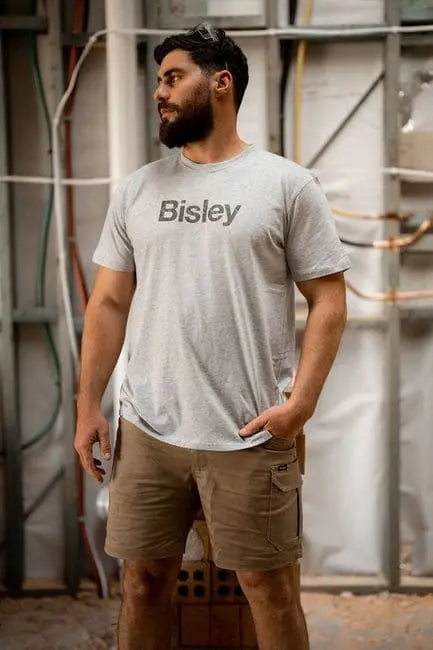 Bisley Cotton Logo Tee BKT064 Metro Workwear.