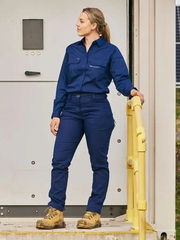 Bisley Women's X Airflow Stretch Ripstop Vented Cargo Pant BPCL6150 Metro Workwear.