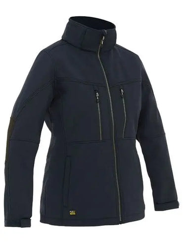 Bisley Flex & Move Women's Hooded Soft Shell Jacket BJL6570 Metro Workwear.
