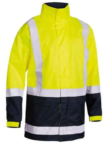 Bisley Taped Hi Vis Recycled Rain Shell Jacket BJ6766T Metro Workwear.