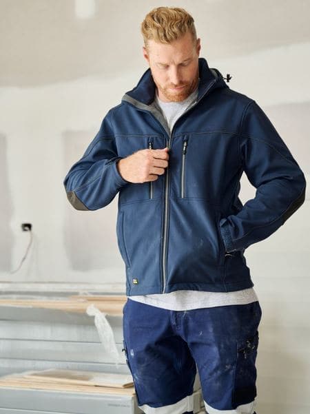 Bisley Flex & Move™ Hooded Softshell Jacket BJ6570 Metro Workwear.