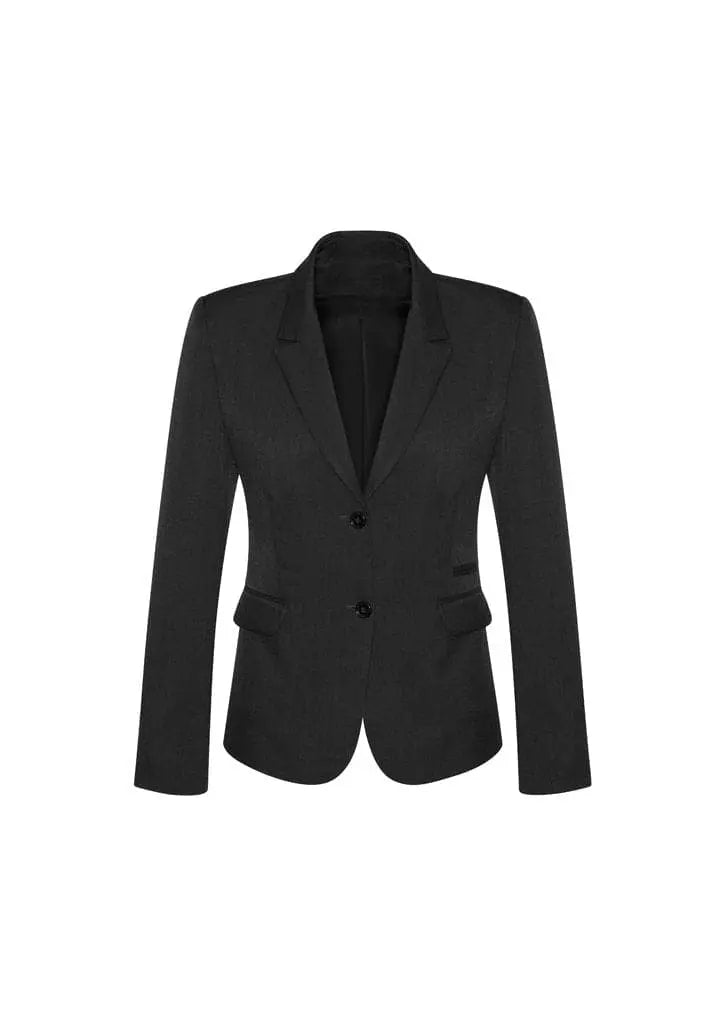 Biz Corporates Womens 2 Button Mid Length Jacket 60119 Metro Workwear.
