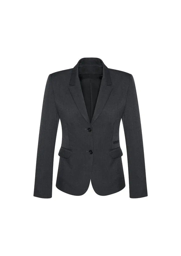 Biz Corporates Womens 2 Button Mid Length Jacket 60119 Metro Workwear.