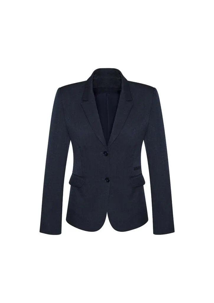 Biz Corporates Womens 2 Button Mid Length Jacket 60119 Metro Workwear.