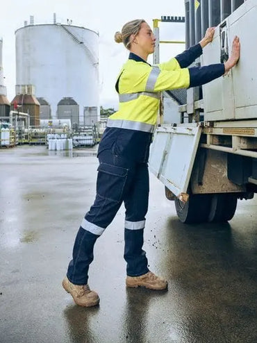 Bisley Women's Apex 240 Taped Ripstop Cargo Pant BPCL8580T Metro Workwear.