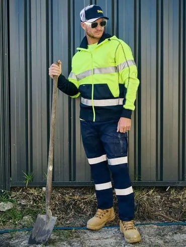 Bisley Stretch Taped Cotton Elastic Waist Cargo Work Pants BPC6029T Metro Workwear.