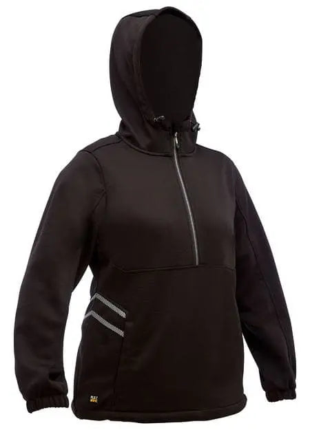 Bisley Women's Liquid Repellent Fleece Hoodie BKL6574 Metro Workwear.