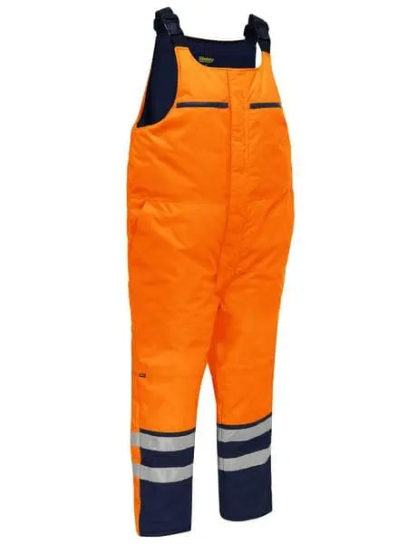 Bisley Workwear Taped Hi Vis Freezer Bib & Brace Coverall BAB6452T Metro Workwear.