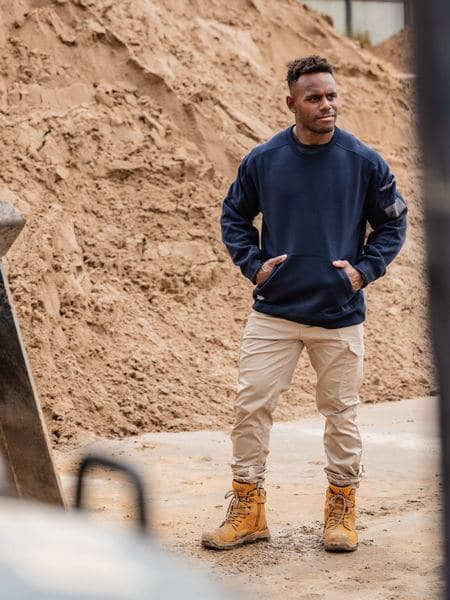 Bisley Workwear Work Fleece Crew Jumper BK6723 Metro Workwear.