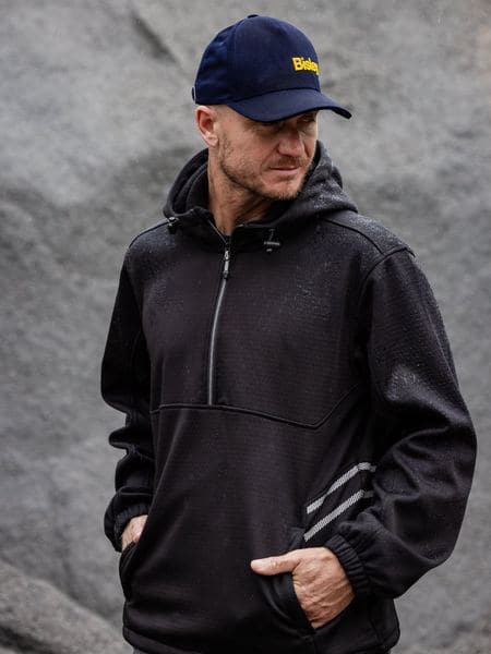 Bisley Workwear Liquid Repellent Fleece Hoodie BK6574 Metro Workwear.