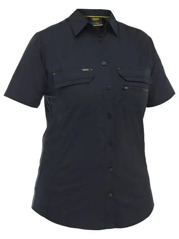 Bisley Women's X Airflow Stretch Ripstop Work Shirt BL1490 Metro Workwear.