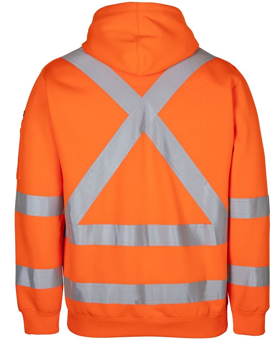 Jb's NSW QLD Rail X Back Hoodie 6DAQH Metro Workwear.
