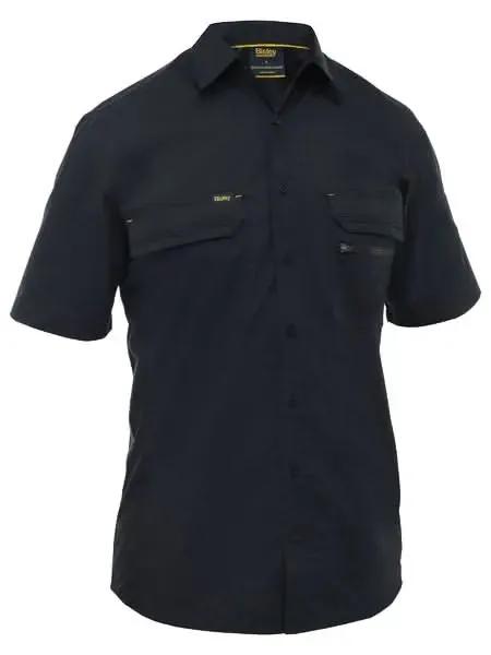 Bisley X Airflow Short Sleeve Stretch Ripstop Work Shirt BS1490